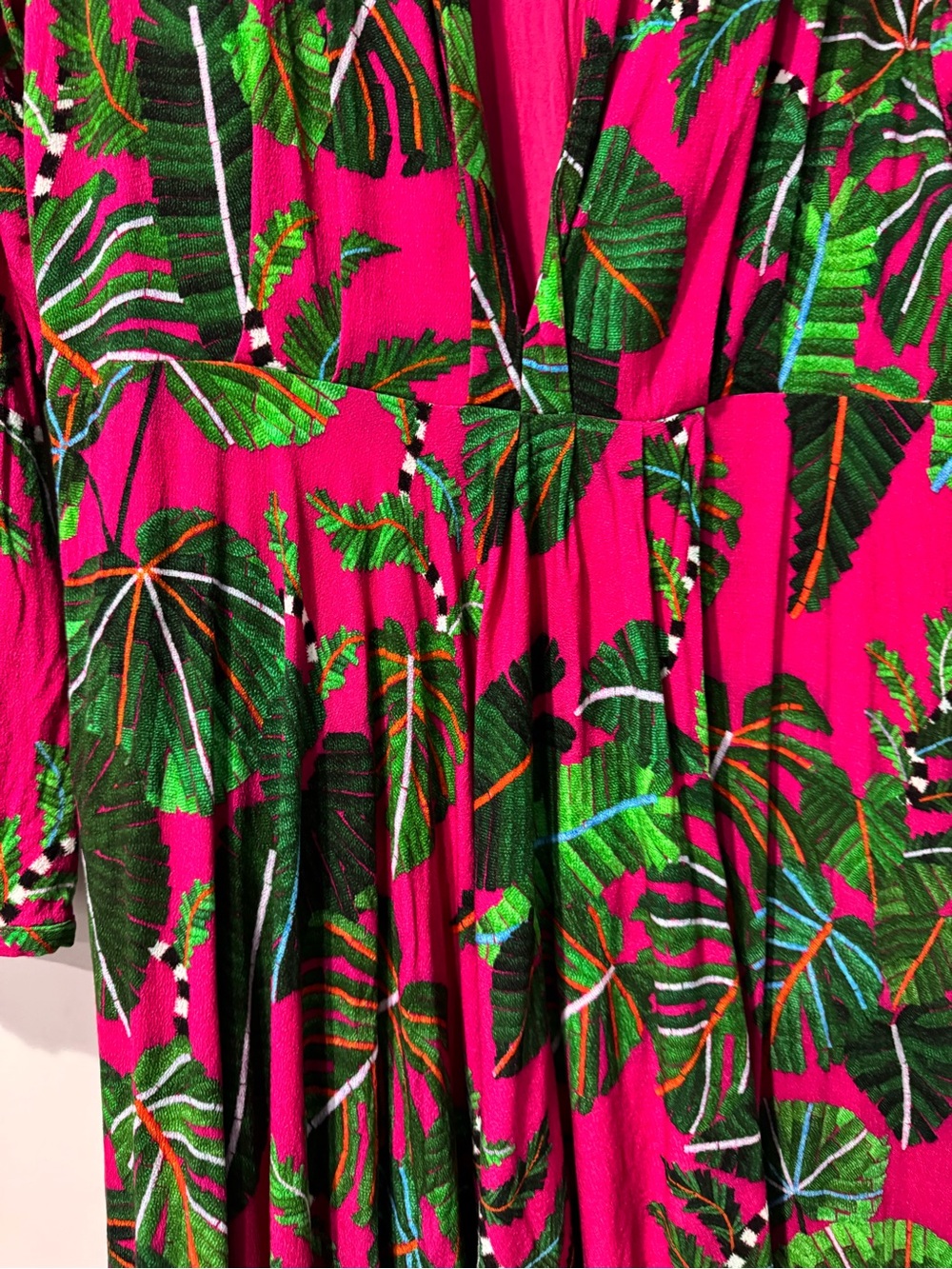 FARM Rio Hot Pink Tropical Maxi Dress - Picture 2 of 5